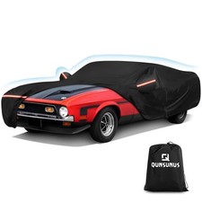 QUNSUNUS Waterproof Car Cover for Ford Mustang 1969-1973, Outdoor Car Covers ... picture
