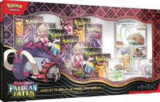 Paldean Fates Great Tusk ex & Iron Treads ex Premium Collection PAF - U EN picture