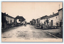Domrémy-la-Pucelle Grand Est France Postcard The Main Street c1910 Antique picture