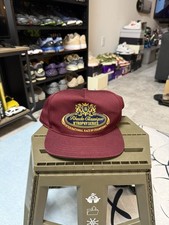 Rhude Classique Trophy Series Snapback Hat – Maroon/Gold – Brand New picture