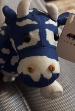Vintage 2000 CowParade Sky Cow Plush Westland Giftware 7” Blue Clouds w/ Tag picture