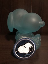 Rokimoto Blue Peanuts Snoopy Figure, Rare 1/96  picture