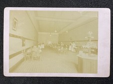 Restaurant Interior Lunchroom Waiters Occupation Business Antique Cabinet Photo picture