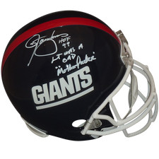 Lawrence Taylor Autographed New York Giants (Throwback) Deluxe Full-Size Replica picture