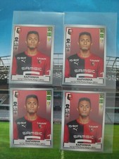 4 X Panini RAPHINHA Rookie Stickers 2019 2020 Ligue 1 RENNES BRAZIL Fc Barcelona picture