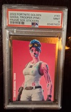 ✨PINK GHOUL TROOPER 2022 Panini Fortnite Golden Frames #161 VHTF PSA 9 / ? 10✨ picture