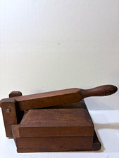 Primitive Handmade Wooden Tortilla Press Maker, Heavy Duty 10-Inch picture