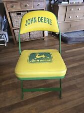 JOHN DEERE Folding Courtside Chair. RARE VINTAGE COLLECTABLE BOXXSEATS picture