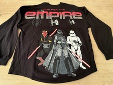Brand New Run Disney Star Wars Spirit Jersey Size Large Black Darth Vader  picture