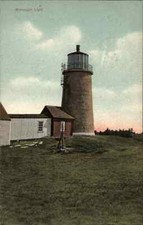Monhegan ME Lighthouse Close-Up 1908 Used Postcard picture