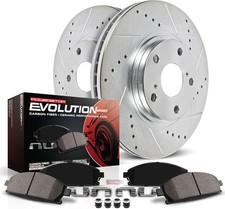 PowerStop Rear Brake Kit for Tesla 3 2017-21 | Tesla Y 2020-24 - Drilled and Slo picture