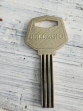 Vintage Bellagio  Hotel Casino Las Vegas Metal Room Key Fountains Ocean's Eleven picture