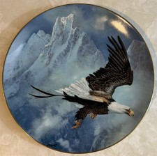 “AMERICAN BALD EAGLE” Plate by Ted Blaylock 1988 *CIB* picture