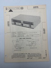 Original Sams Photofact Manual PACEMAKER 2222 FM-AM Tube Tuner W Schematic 1959 picture