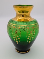Vintage Murano Italian Emerald Green 5