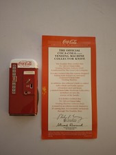 Vintage Franklin Mint Coca-Cola Vending Machine Collector's Knife with Case picture