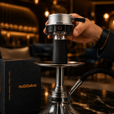 BOX HuQQabaz BlackHookah HMD Heat Mangement GLASS picture