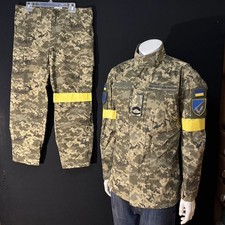 Ukrainian Army Forces Camo Uniform War Veteran 117rd Ombr Histoey Donbas 48/4 picture