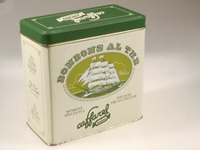 PRL) CANDY BOX CAFFAREL COLLECTION ITALY CANDIES BOX COLLECTION TIN VINTAGE picture