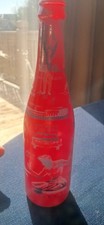 Vintage 1968 Detroit NSDA Red Soda Bottle Tigers Lions Red Wings Detroit picture