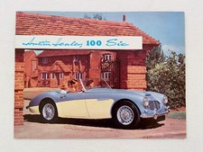 1957 58 59 AUSTIN HEALEY 100 SIX 4-SEATER SALES BROCHURE IN EXCELLENT CONDITION picture