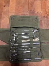 Vintage US Military Surgical Instrument Kit Minor Field Surgery picture