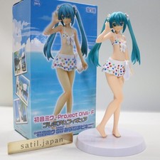 [USED] SEGA Hatsune Miku Project DIVA F SW Mizutama Bikini Premium Figure picture