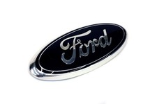 Genuine Ford AA8Z-9942528-A Nameplate, DARK BLUE, 9 x 3.5 INCHES picture