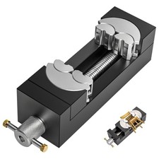 Luvan Mini Drill Press Vise, Small Bench Vise Clamp for Any Shape 2.44