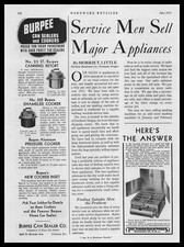 1935 Burpee Can Sealer Company Chicago Enameled Cooker & Canning Retort Print Ad picture
