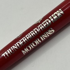 VTG c1960s/70s Ballpoint Pen Letter Opener THUNDERBIRD / RED LION MOTOR INNS picture