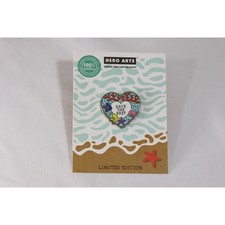 Hero Arts Save The Reef Enamel Pin CH329 Limited Edition Ocean Fish Starfish picture