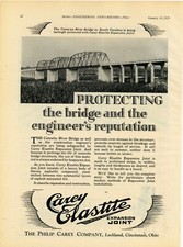 1928 Philip Carey Co. Ad: Catawba River Bridge Picture - South Carolina picture