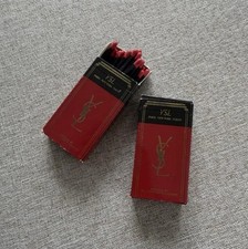 Vintage Yves Saint Laurent Matchbox – 1980s/1990s Designer Collectible Memorabil picture