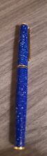 Diplomat W. Germany Ballpoint Pen W/Blue Marble Barrel/Gold Trim picture