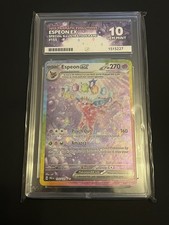 Pokémon TCG Espeon EX 155/131 Prismatic Evolutions SIR Holo ACE 10 Graded picture
