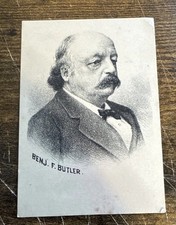 c1880's H603 Ben Butler Major General Civil War Union Blank Back picture