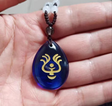 Anime Laputa Castle in the Sky Sheeta Necklace Cosplay Pilot Stone Rock Gift picture