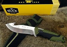 Buck Knife Large Pursuit Fixed Blade Gut Hook 420HC USA # 657 # 11890 picture