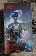 1996 Factory Sealed Skybox Batman Master Series Box 24 packs 10 cards per pack  picture