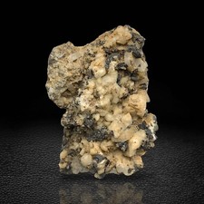 Rare Allanite with Albite on Matrix Mineral Specimen From Zagi Mounts Pakistan picture
