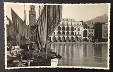 RPPC Italy Riva Hotel Sole Real Photo Postcard 1931 Beautiful Detail picture
