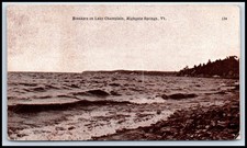 Postcard Breakers on Lake Champlain, Highgate Springs, Vt.134.  VT R106 picture