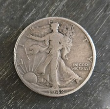 1942 Walking Liberty Copper/Silver Coin -  English Penny Coin Non Magnetic Magic picture