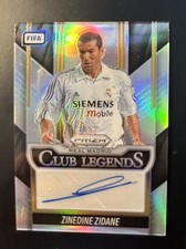 2025 Panini Prizm Club Legends Auto/99 Refractor Zinedine Zidane Bag picture