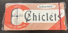 Vintage ADAMS ANIS/LICORICE CHICLETS GUM  Cello-Sealed  New Old Stock  RARE picture