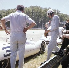 A20  Original slide 1960's sports race car Lotus sepia 143a picture
