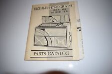 ROCK-OLA PHONOGRAPH MODEL 464 160 SELECTION PARTS CATALOG NO. 51027 (BOOK784) picture