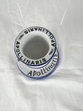 Vintage Apollinaris French Ceramic Breweriana Advertising Match Holder Striker picture