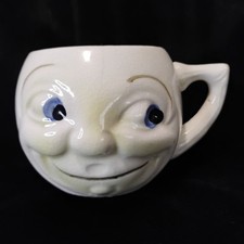 Vintage Anthropomorphic Man In The Moon Smiling Face Figural Mug Japan MCM  picture
